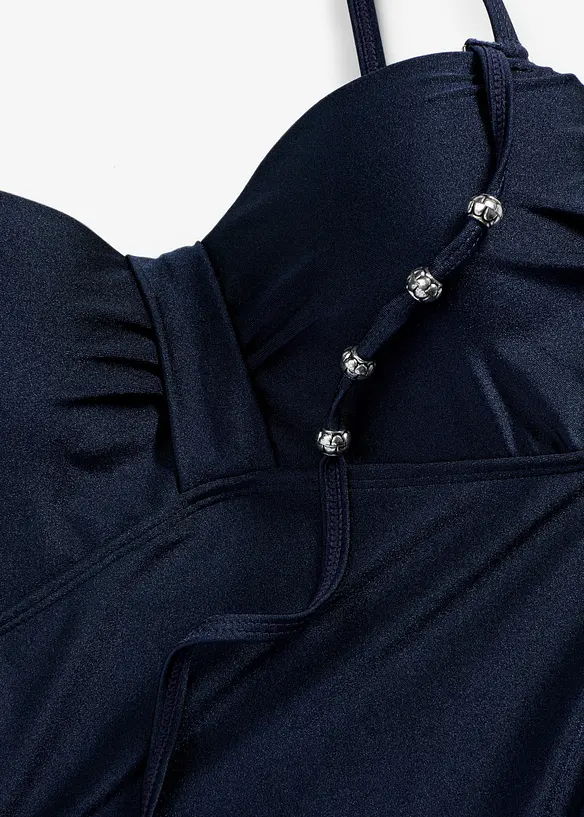 Maillot 1 pièce à armatures en matière brillante, bonprix