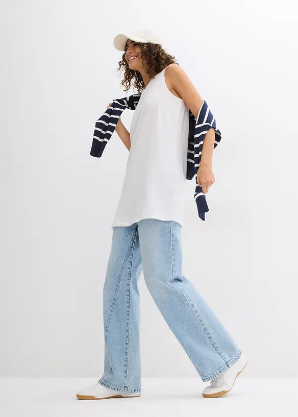 Lot de 2 d&eacute;bardeurs longs 100% coton, bonprix