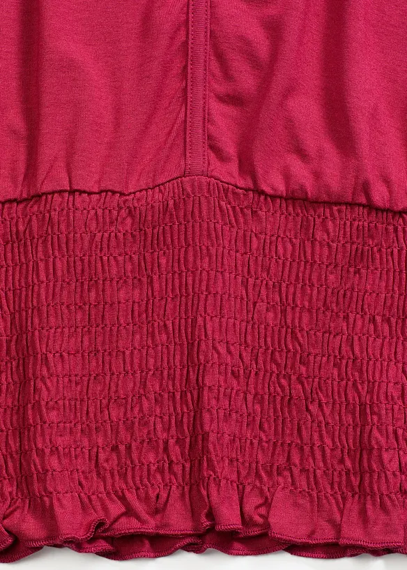 T-shirt à base smockée, bonprix