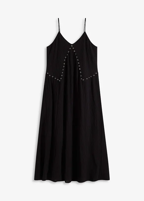 Robe longue orné d’œillets, bonprix