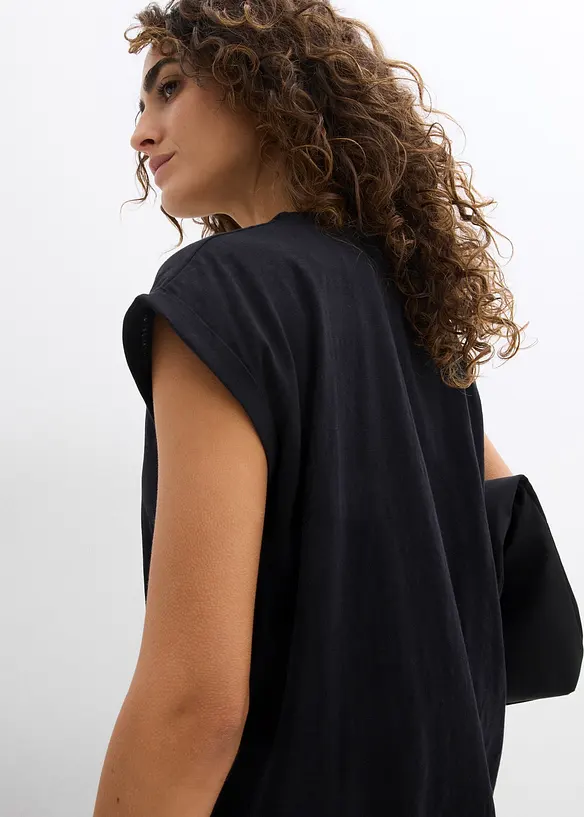 T-shirt boxy 100% coton, bonprix