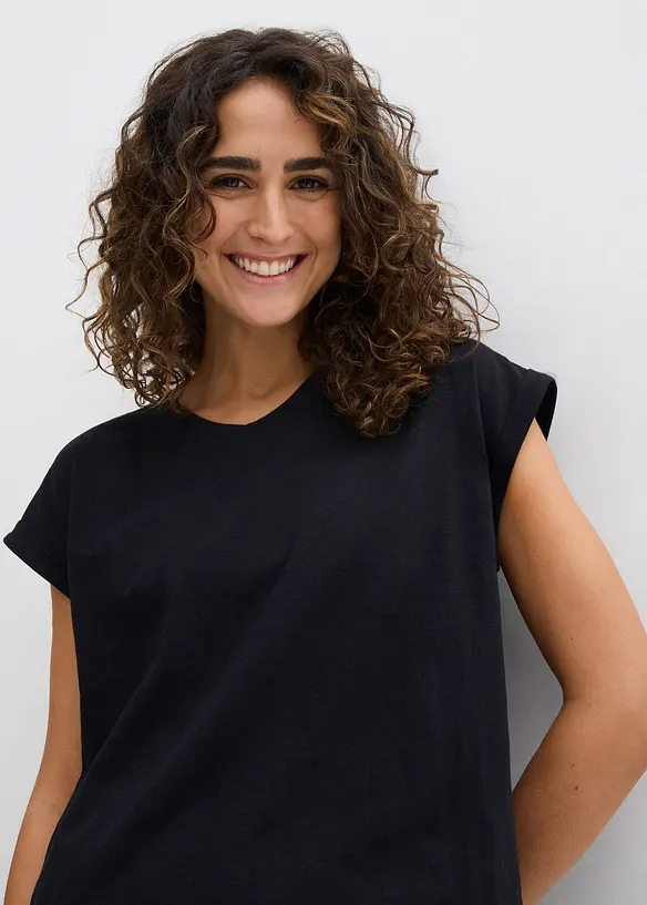 T-shirt boxy 100% coton, bonprix
