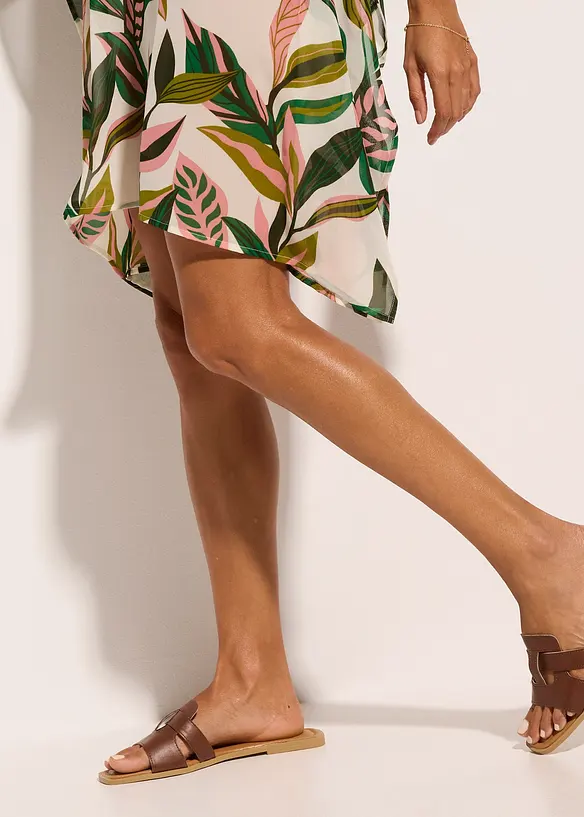 Tunique de plage en crêpe, bonprix