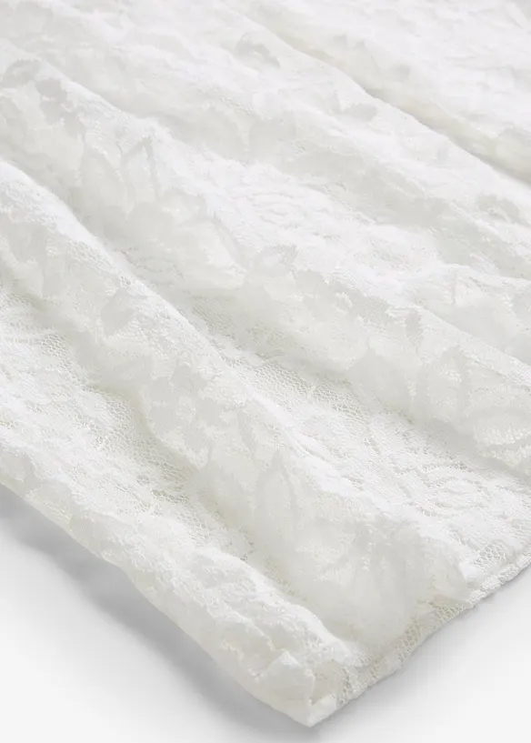 Pantalon en dentelle à taille élastiquée, bonprix