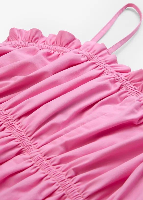 Robe 100% coton à fines bretelles, bonprix