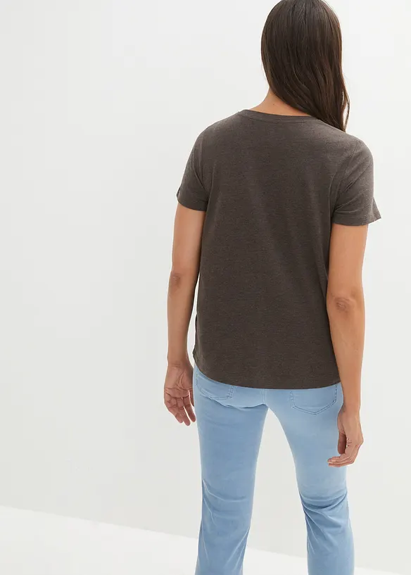 Lot de 2 T-shirts de grossesse et d&rsquo;allaitement en coton, bonprix