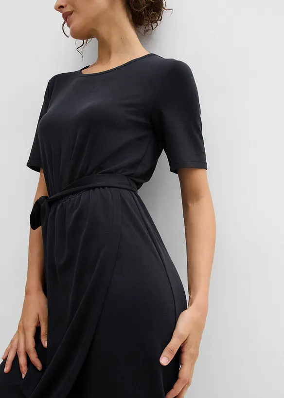 Robe ajustée en jersey de viscose mélangée, bonprix