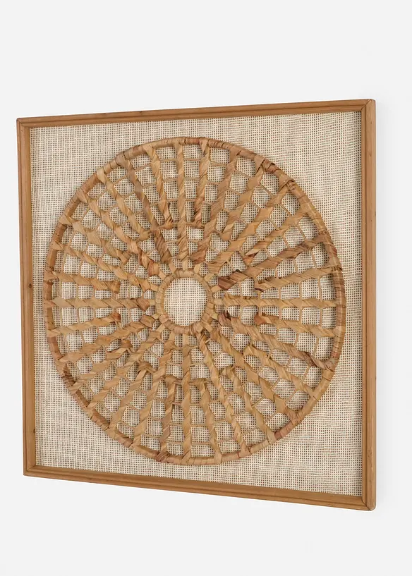 Décoration murale avec tressage en rotin, bonprix