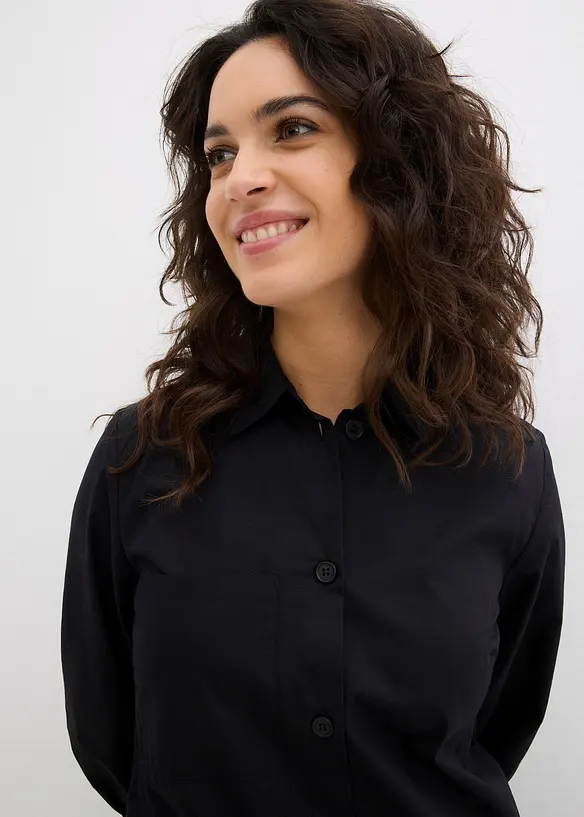 Robe-chemise en coton léger, bonprix