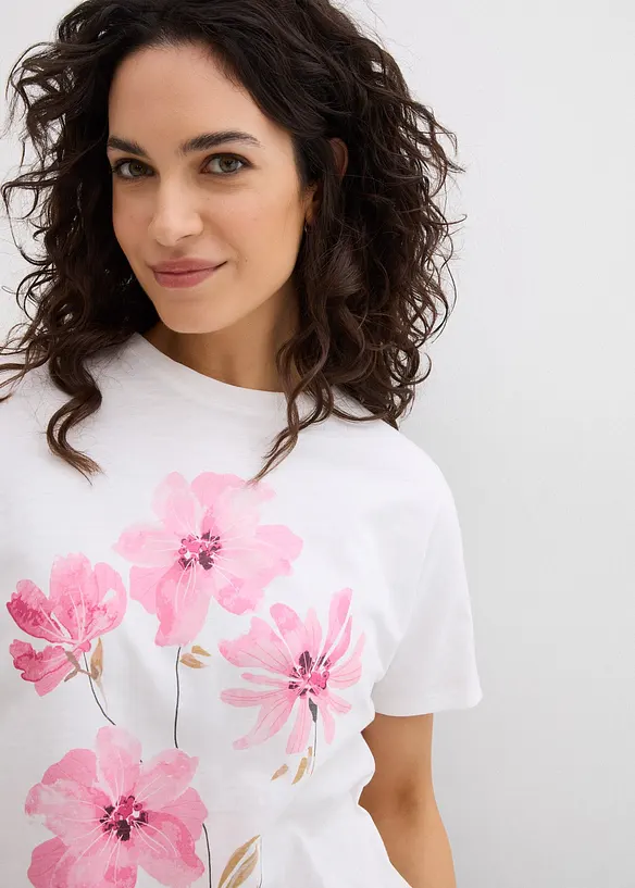 T-shirt en coton, bonprix