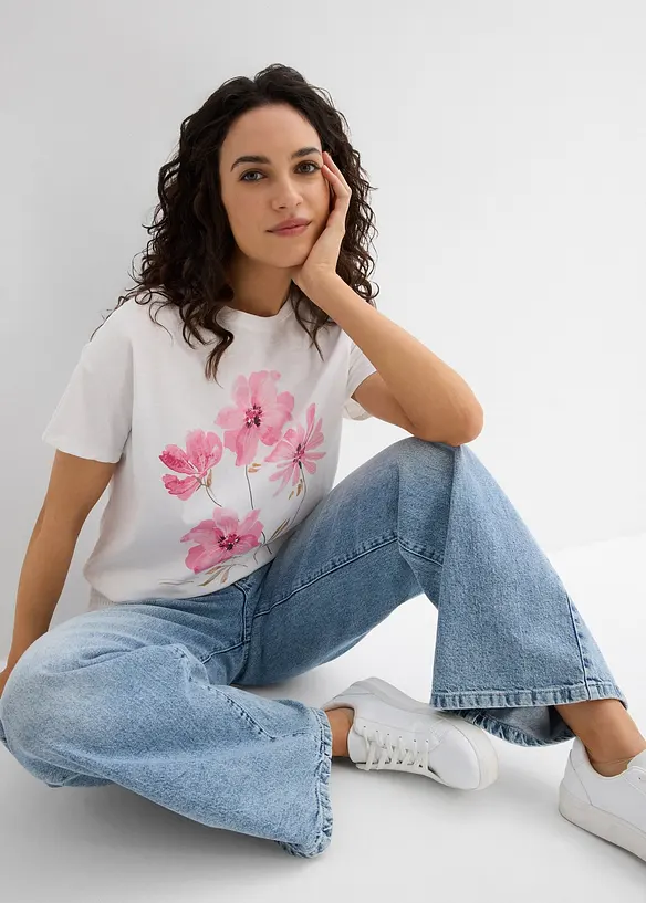 T-shirt en coton, bonprix