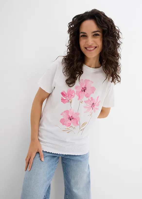 T-shirt en coton, bonprix