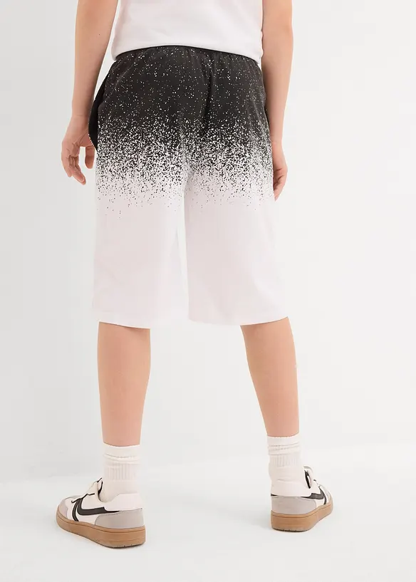 Lot de 2 bermudas texturés garçon, bonprix