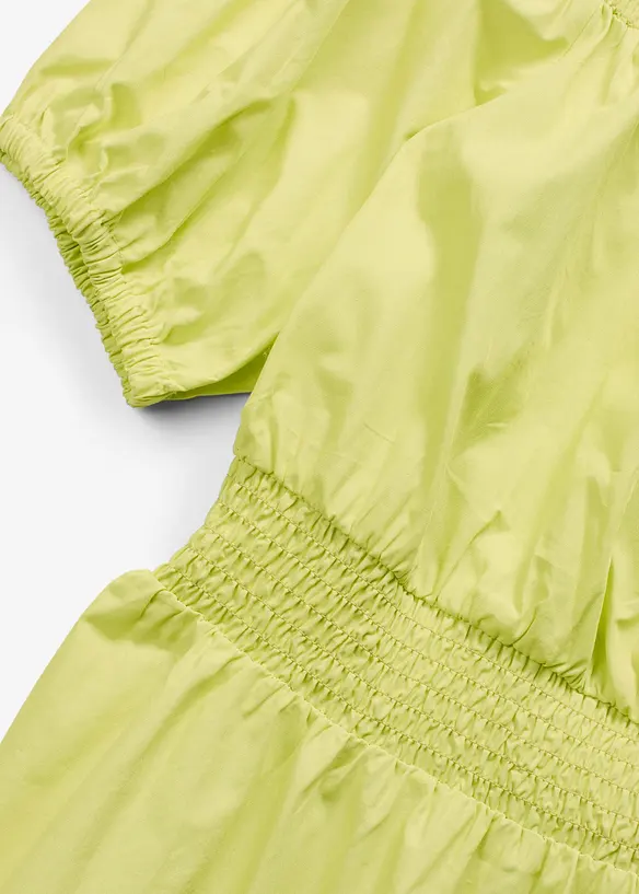 Robe col Bardot 100% coton, bonprix