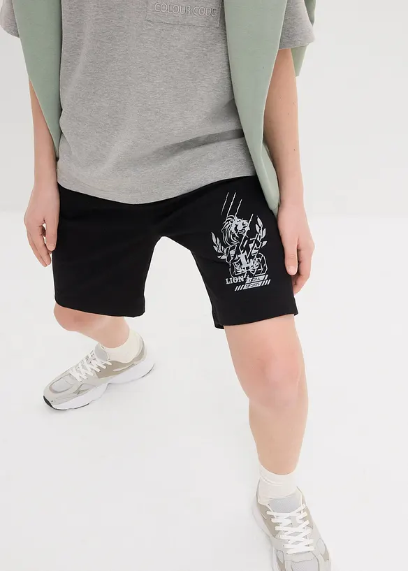 Lot de 2 bermudas en jersey coton, bonprix