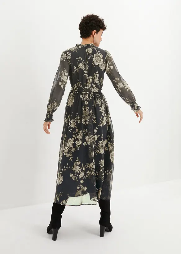 Robe en crêpe, bonprix