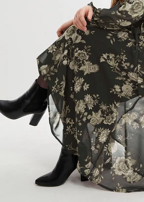 Robe en crêpe, bonprix