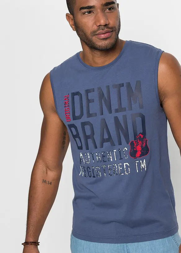 Lot de 2 débardeurs marcel 100% coton, bonprix