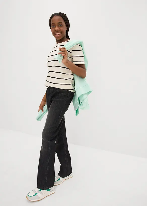 Lot de 2 T-shirts 100% coton, bonprix