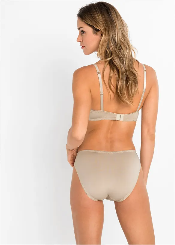 Lot de 3 soutiens-gorge à armatures et dentelle, bonprix