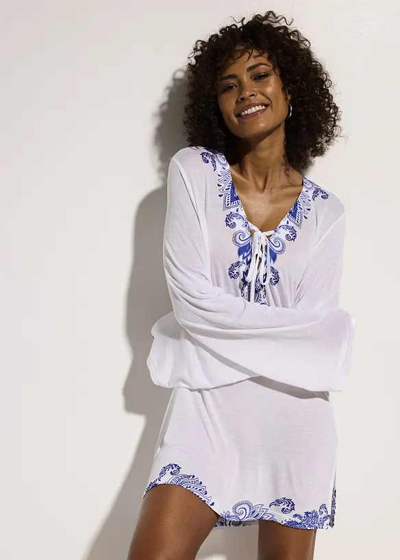 Tunique de plage en viscose, bonprix