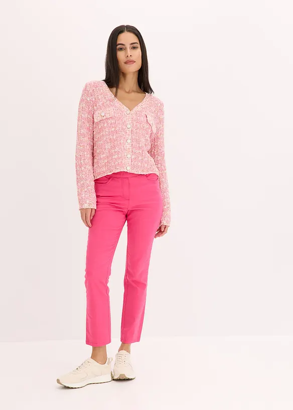 Gilet en maille bouclette, bonprix