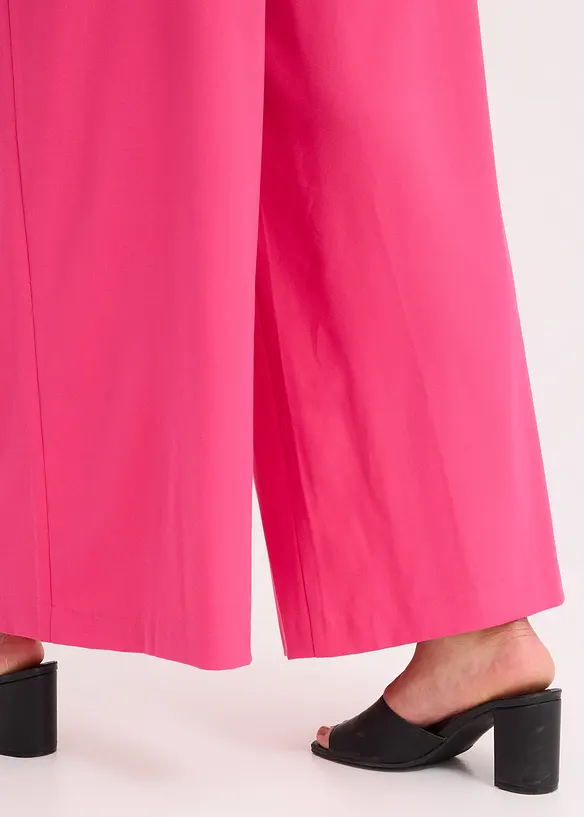 Pantalon à pinces avec ceinture (ens. 2 pces), bonprix