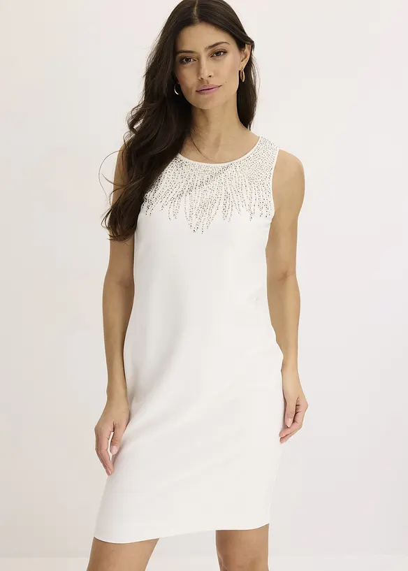 Robe fourreau ornée de strass, bonprix