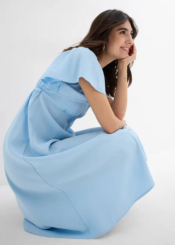 Robe de grossesse et d'allaitement avec patte de boutonnage, bonprix