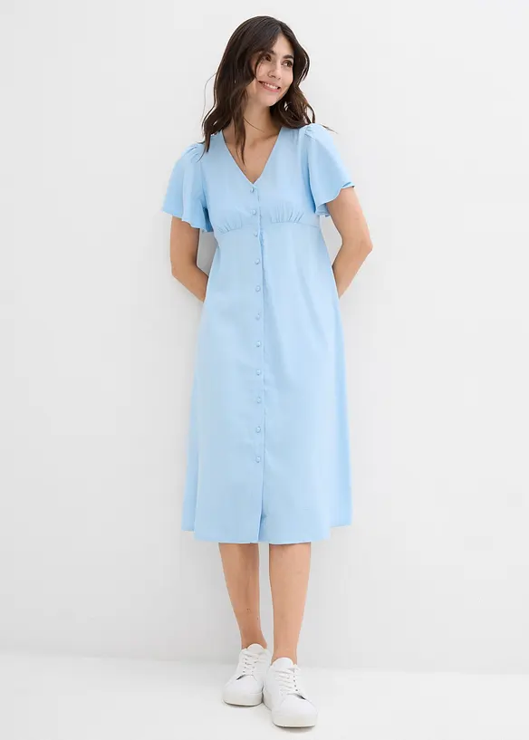Robe de grossesse et d'allaitement avec patte de boutonnage, bonprix