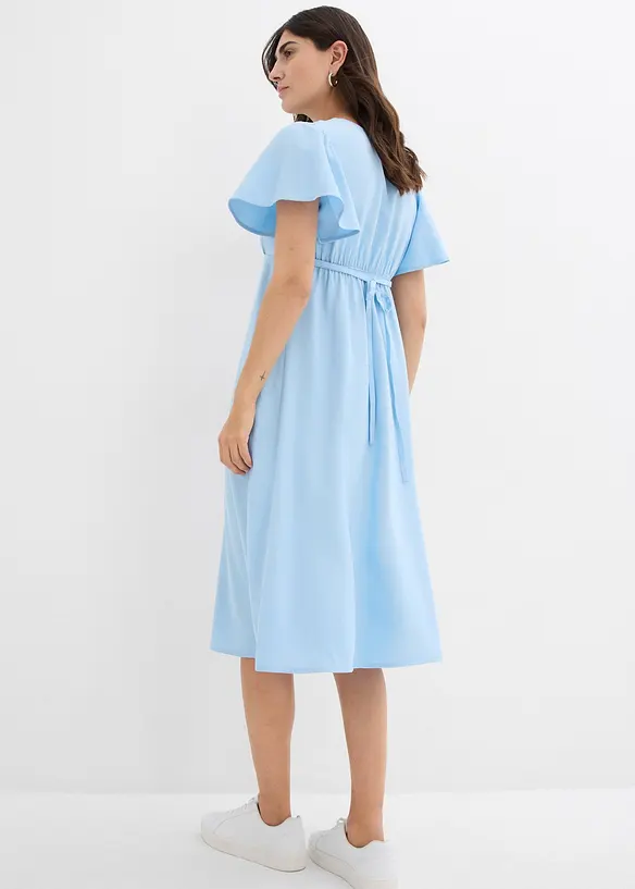 Robe de grossesse et d'allaitement avec patte de boutonnage, bonprix