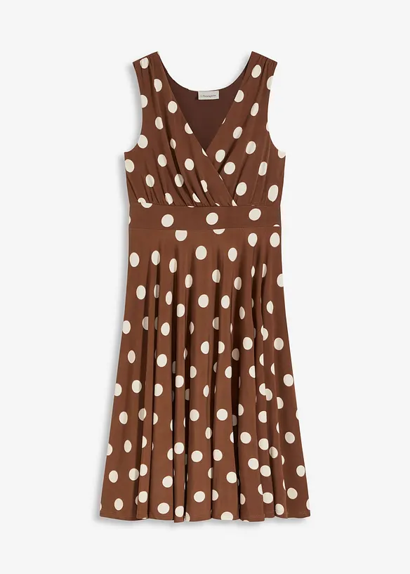 Robe en jersey à pois, bonprix