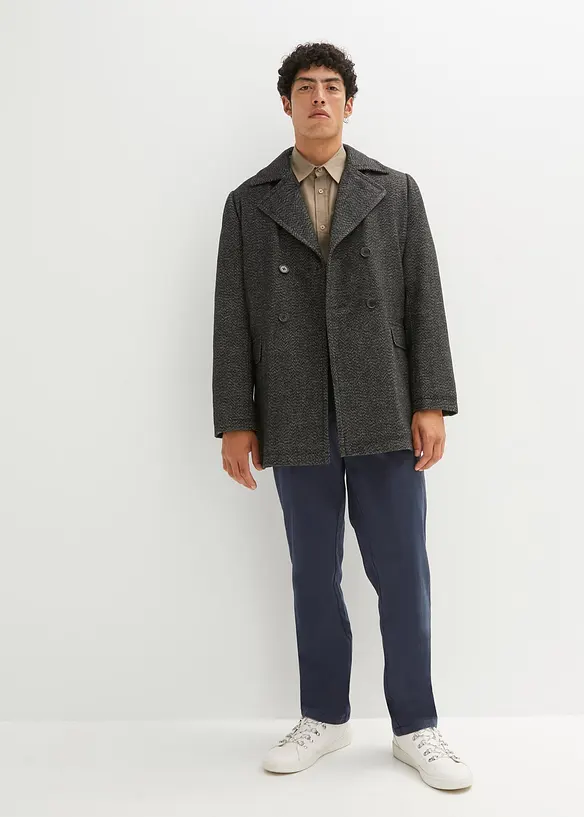 Chemise manches courtes en lin mélangé léger, bonprix