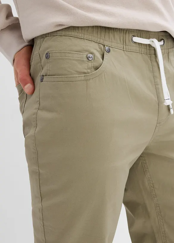 Pantalon jogger droit et extensible, regular, bonprix