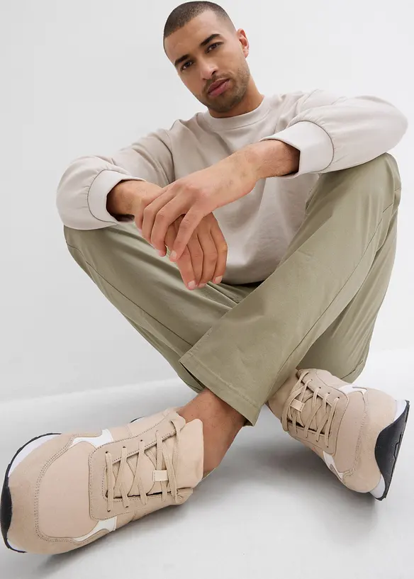 Pantalon jogger droit et extensible, regular, bonprix