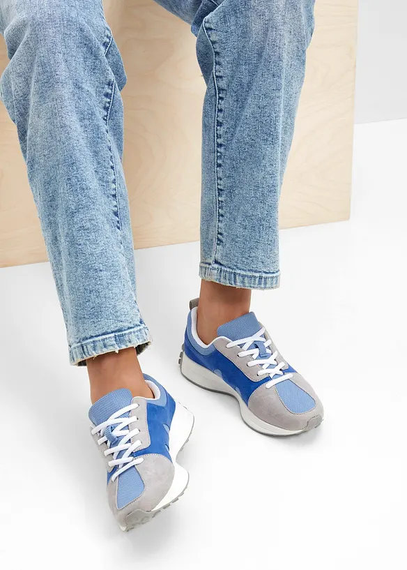 Sneakers à empiècement mesh, bonprix