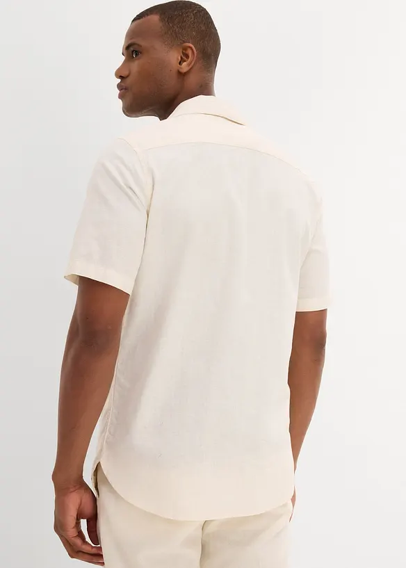 Chemise manches courtes en lin, bonprix
