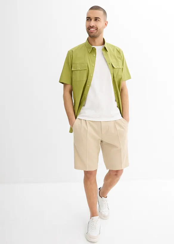 Chemise manches courtes 100 % coton, bonprix