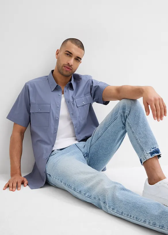 Chemise manches courtes 100&nbsp;% coton, bonprix