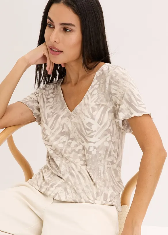 T-shirt à base élastiquée, bonprix