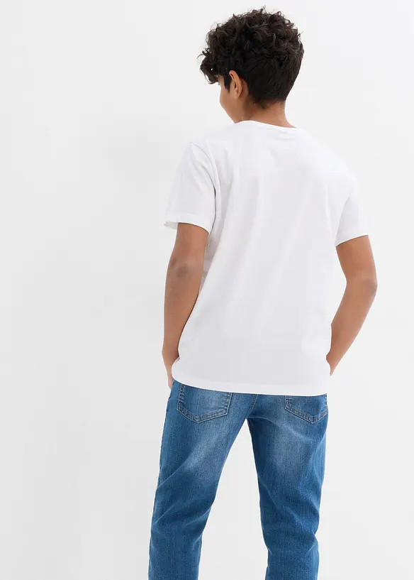 Lot de 5 T-shirts 100% coton, bonprix