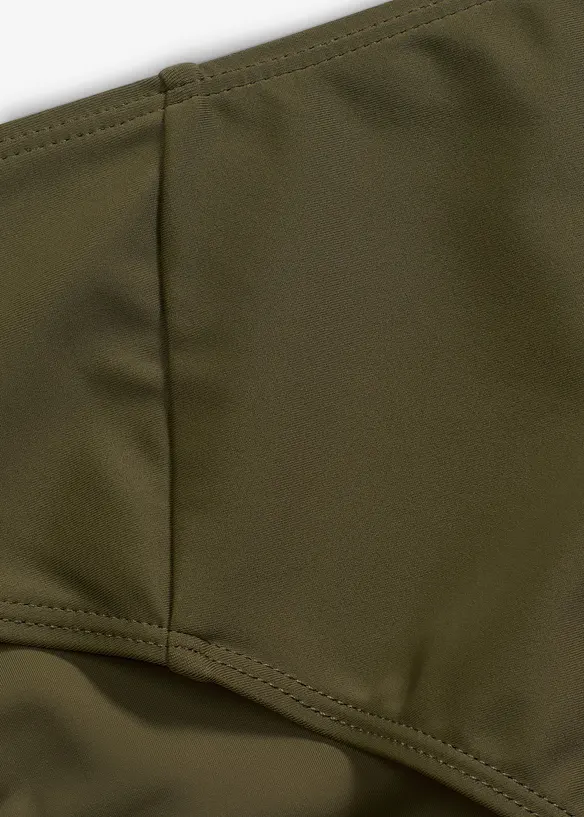 Bas de bikini taille haute, échancré, bonprix