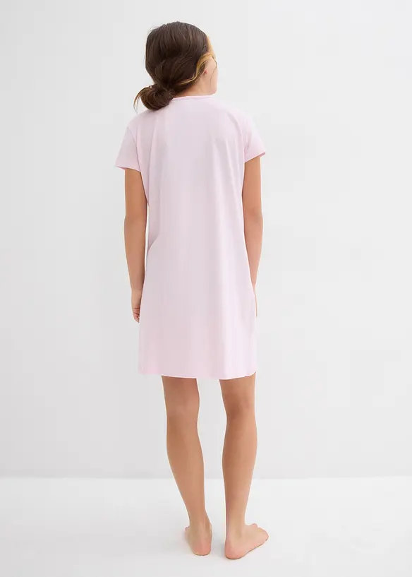 Lot de 2 chemises de nuit avec coton, bonprix