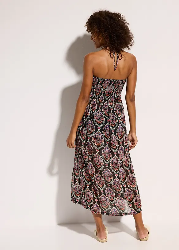 Robe de plage en crêpe, bonprix