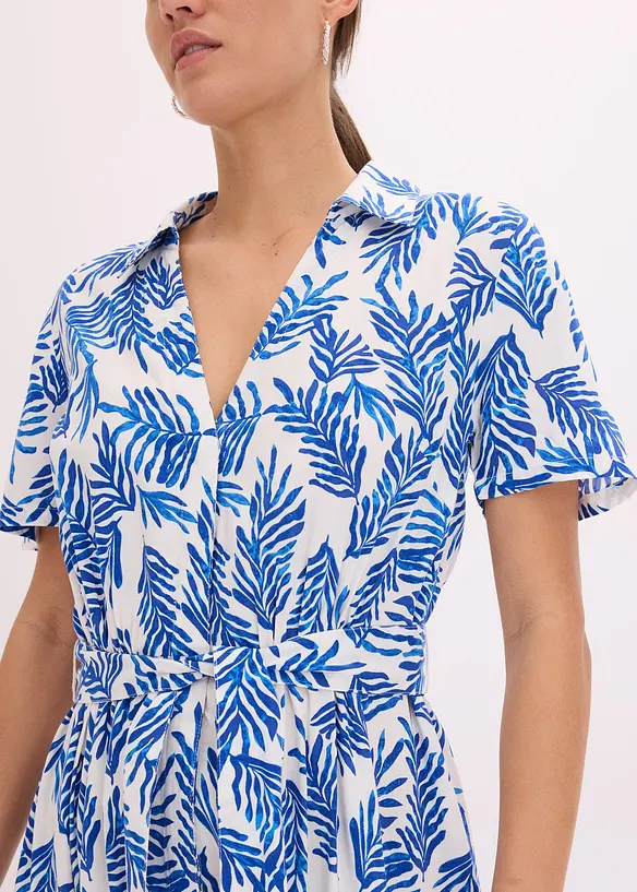 Robe longue et imprimée en viscose fluide, bonprix