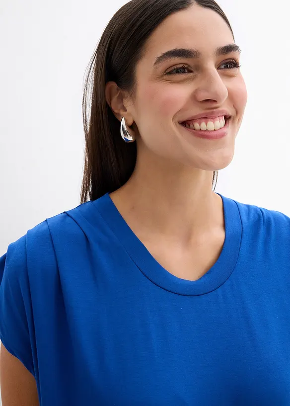 T-shirt fluide en viscose mélangée, bonprix