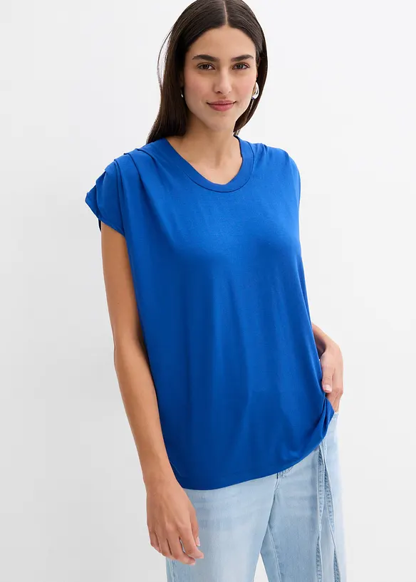 T-shirt fluide en viscose mélangée, bonprix