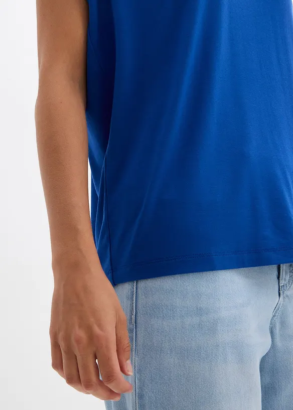 T-shirt fluide en viscose mélangée, bonprix