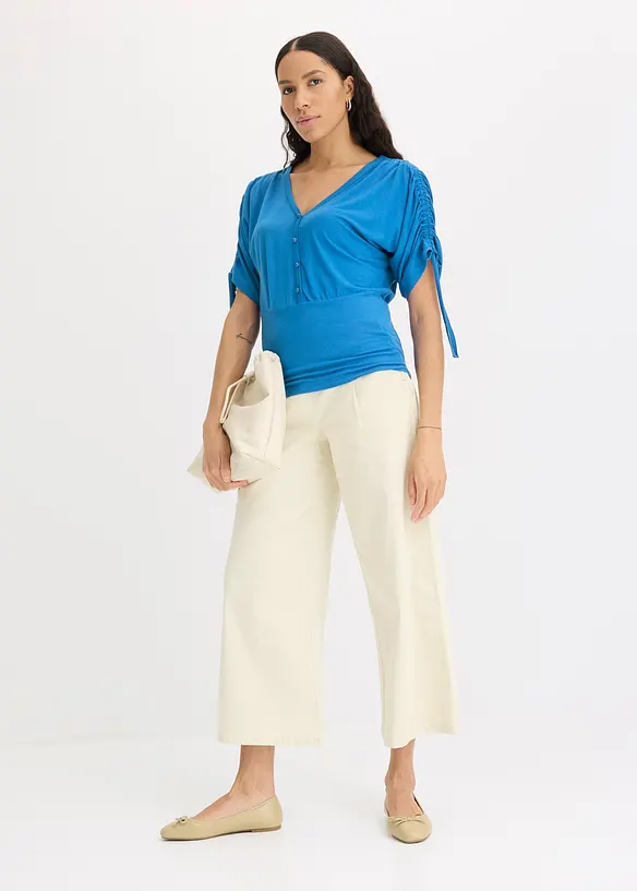 T-shirt à boutons décoratifs, bonprix