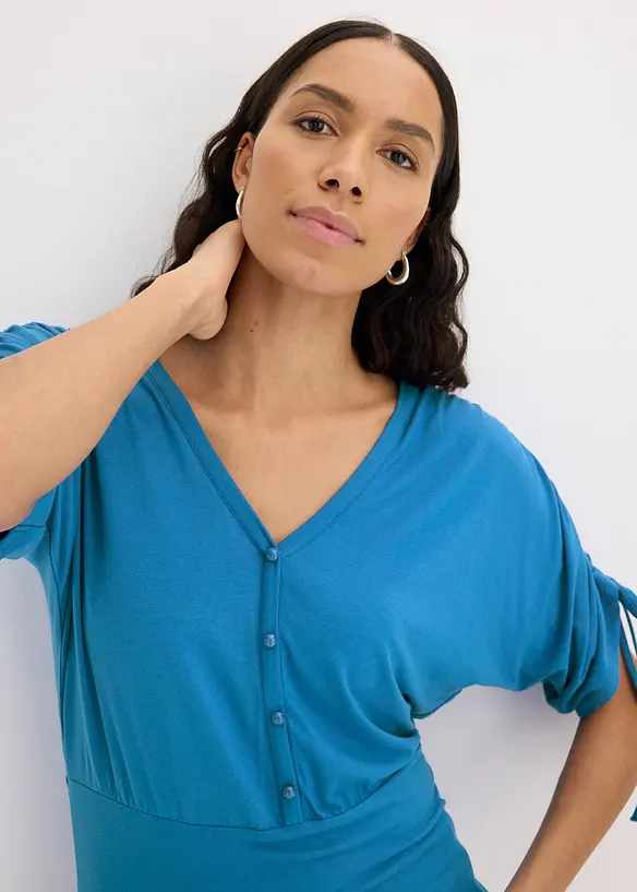 T-shirt à boutons décoratifs, bonprix